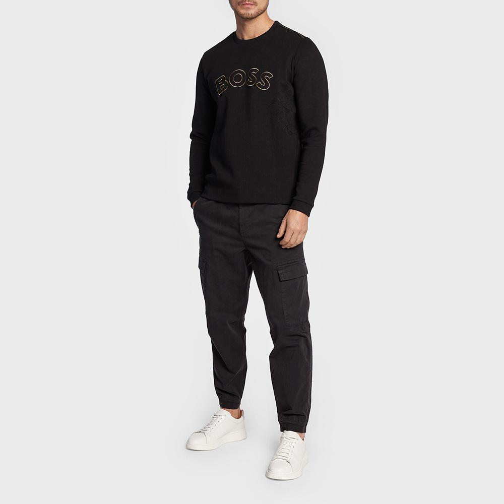 HUGO BOSS Logo Sweater In Black Product Image