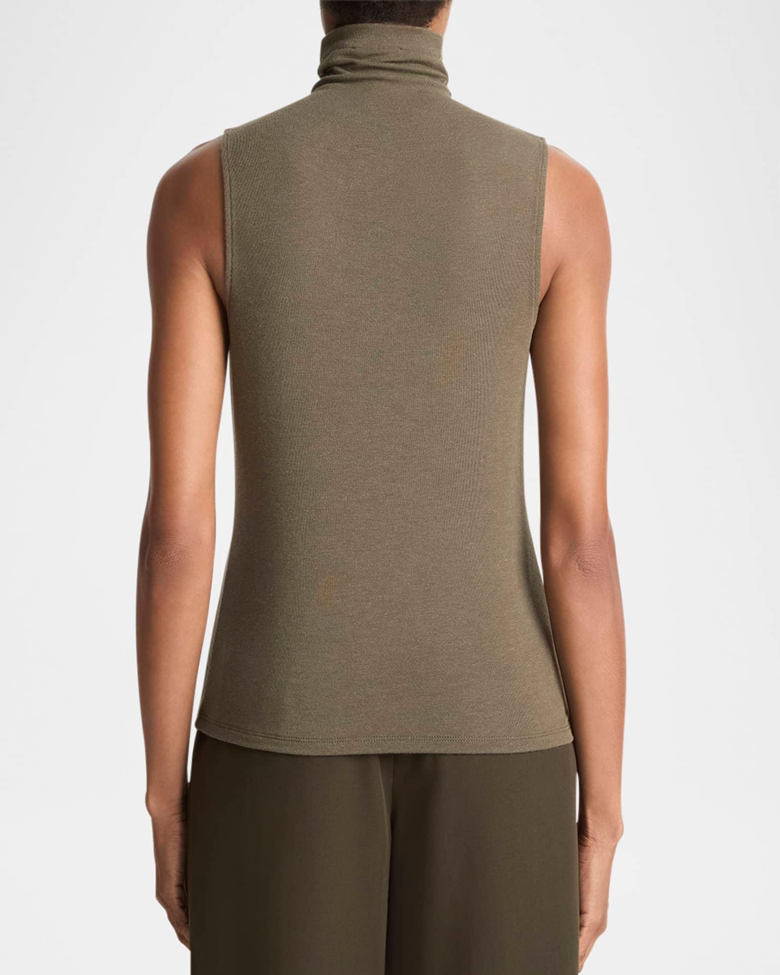 Sleeveless Turtleneck Top Product Image