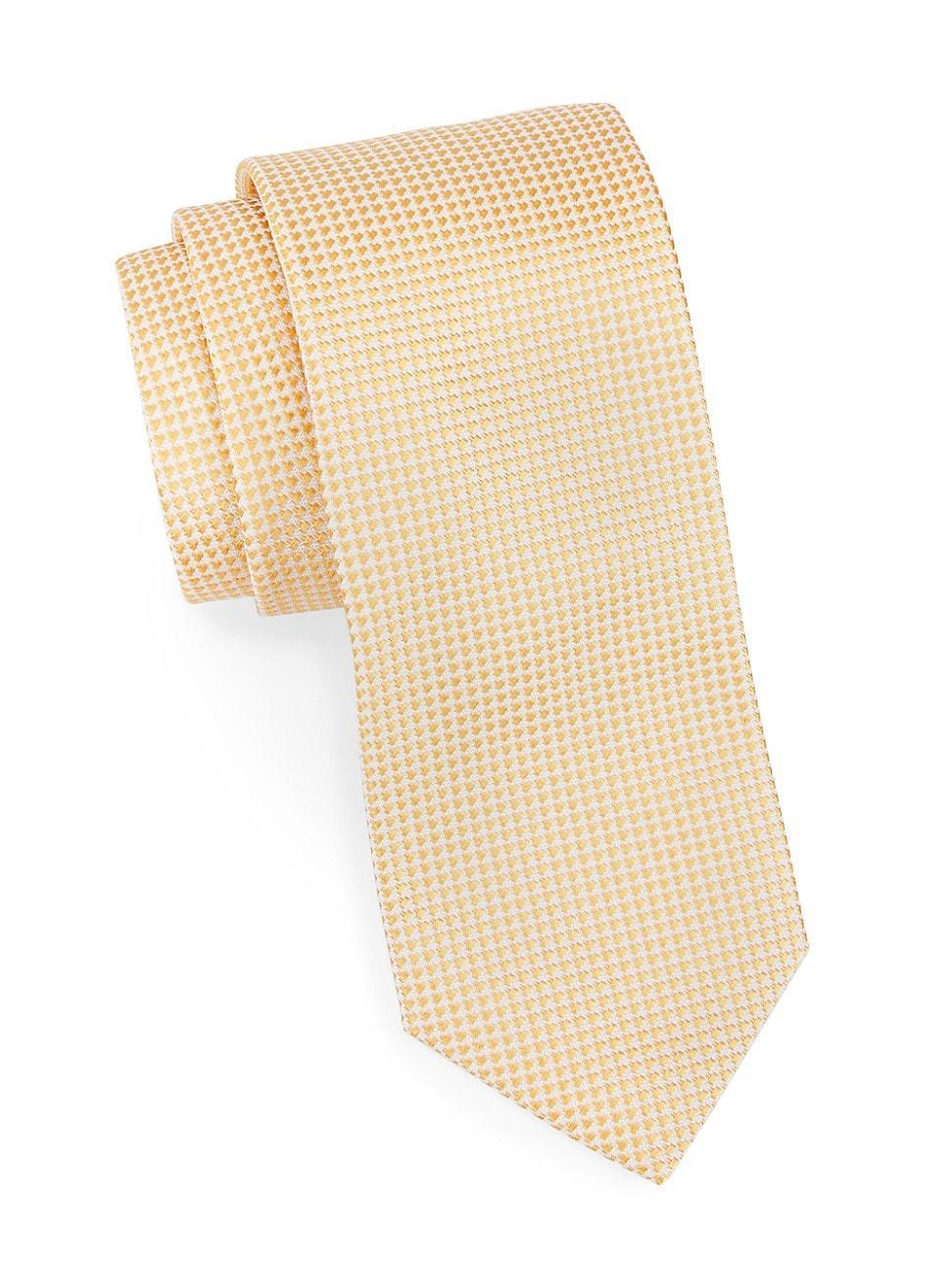 Mens Micro Dot Cotton & Silk Tie Product Image