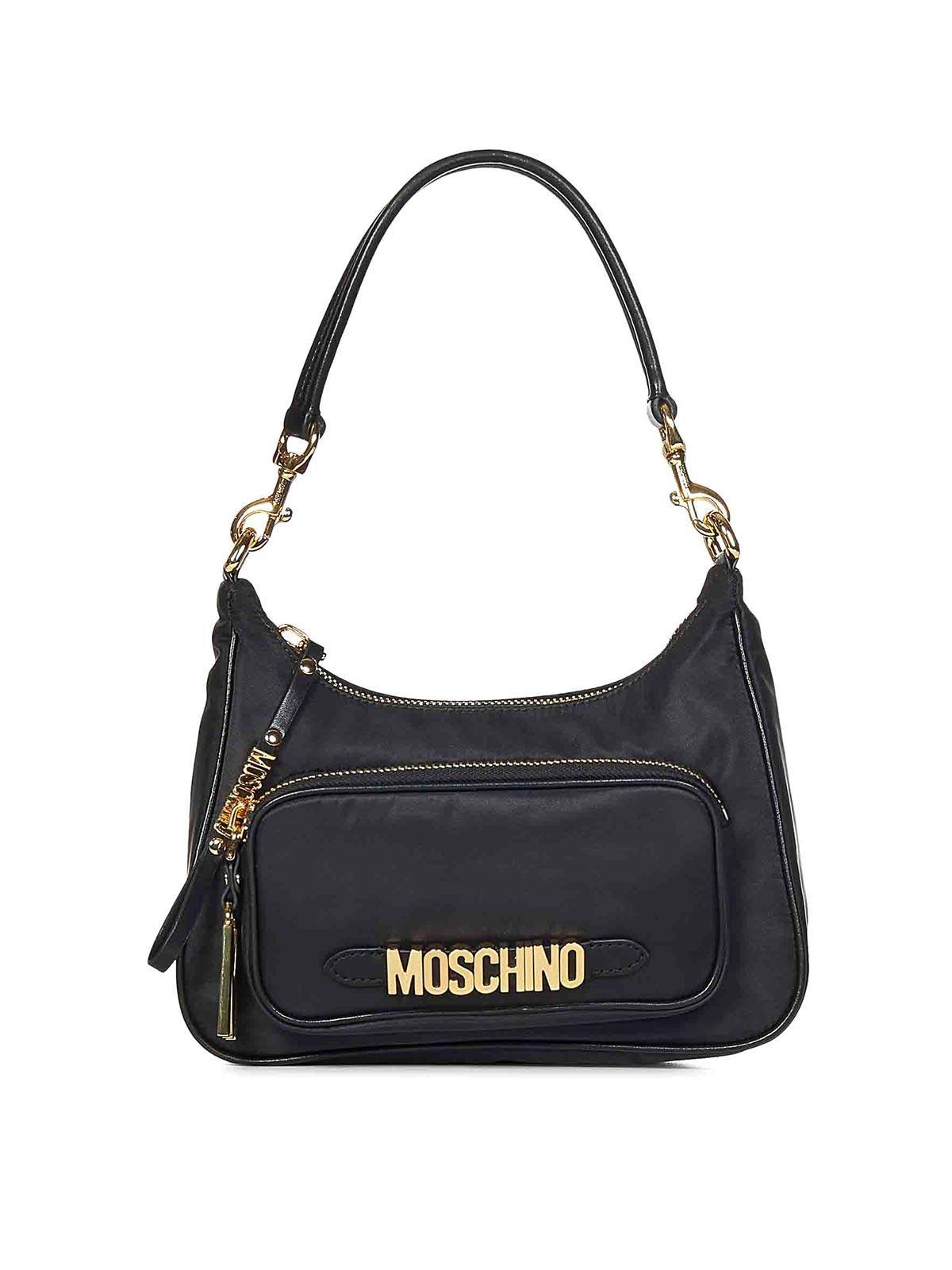 MOSCHINO Black Nylon Shoulder Bag Product Image