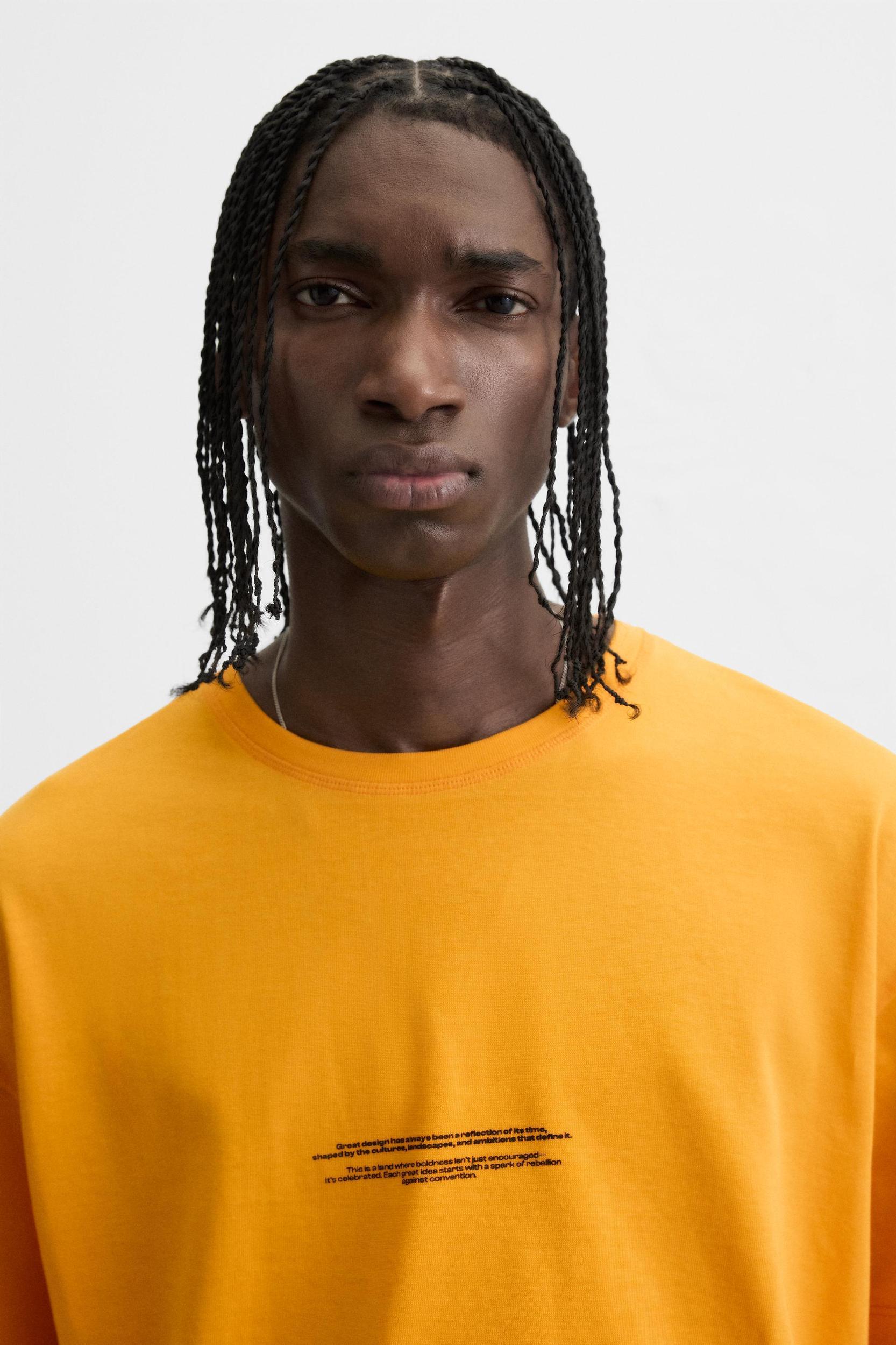 PRINTED TEXT T-SHIRT Product Image