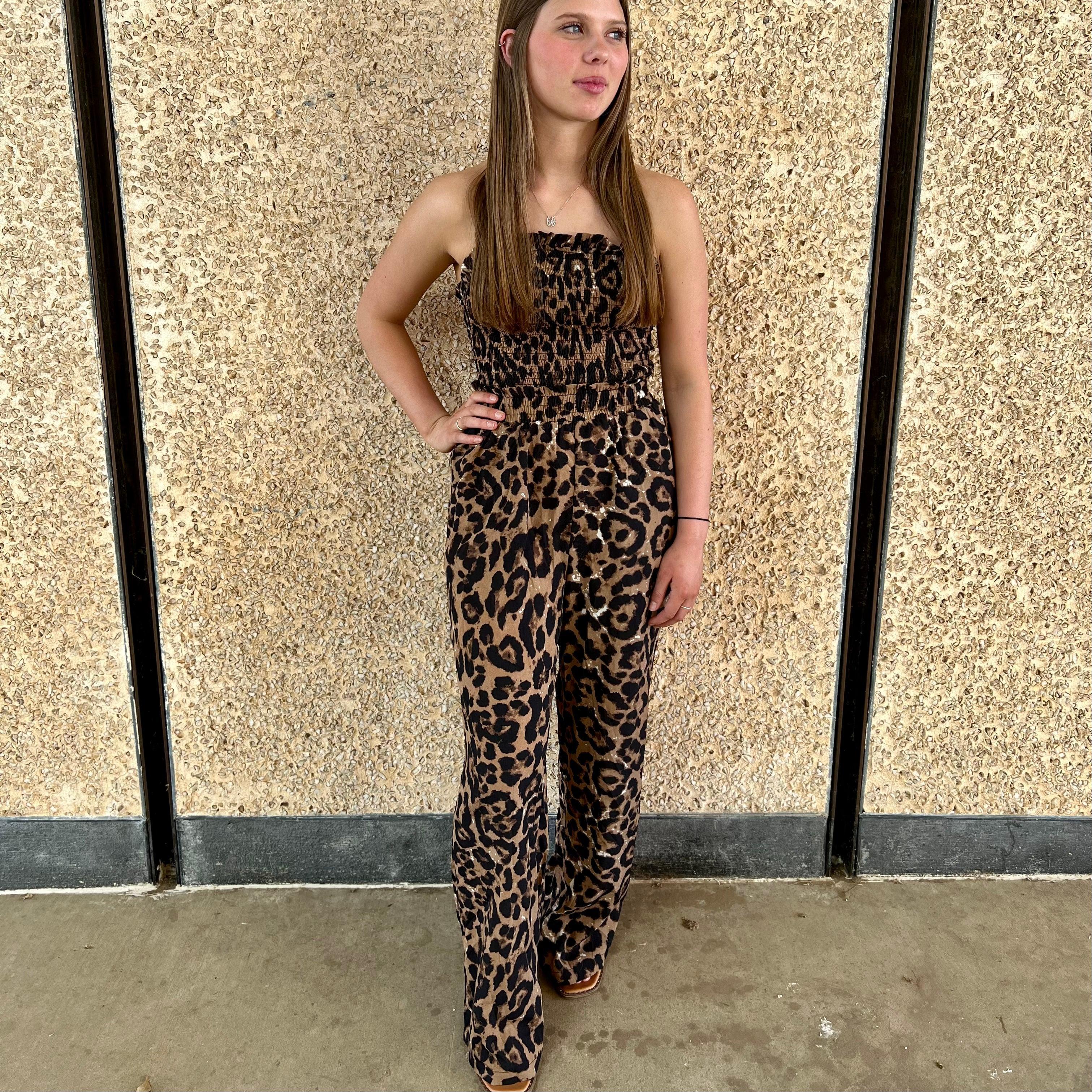 The Back Of The Leopard Jumpsuit* Product Image