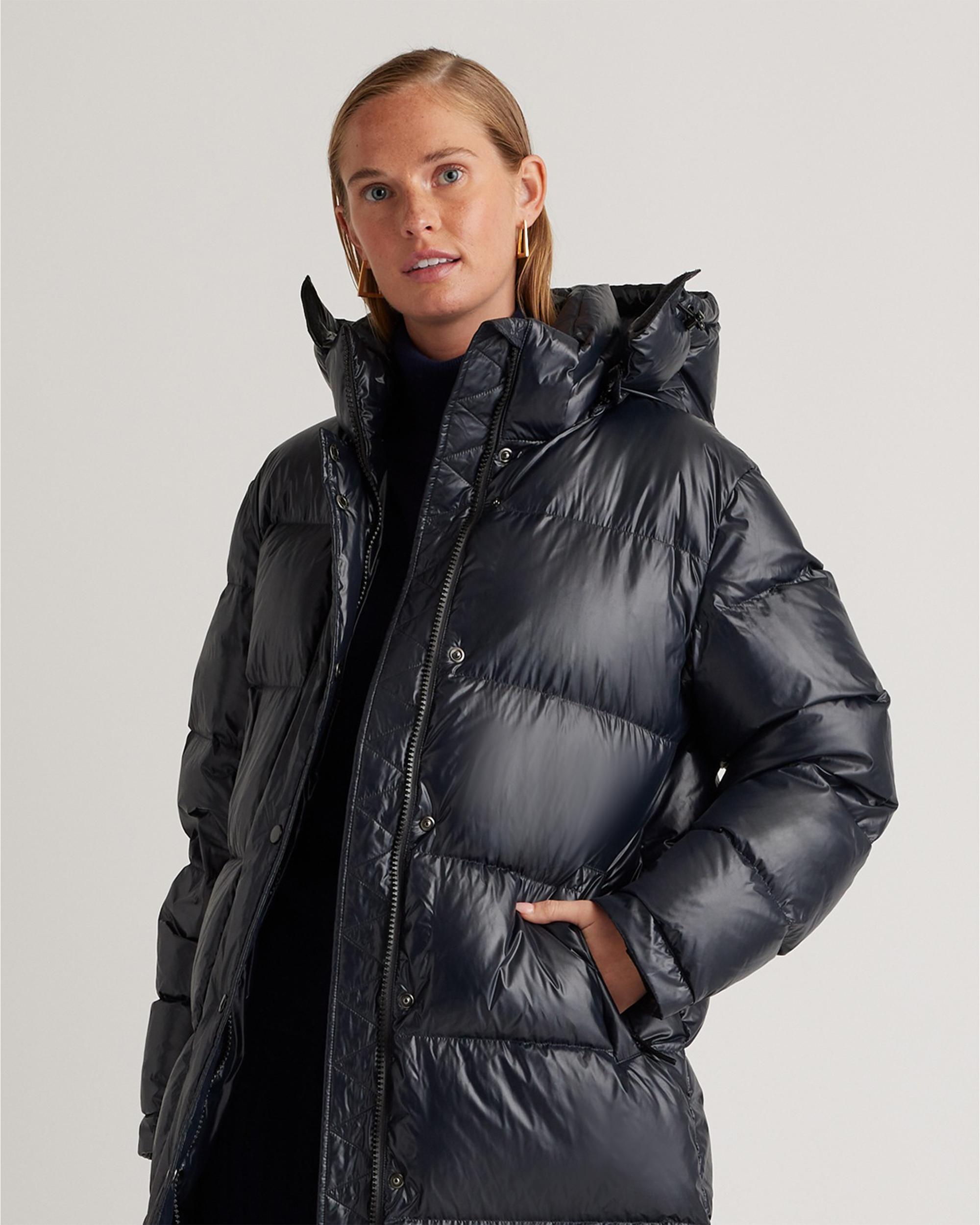 Quince | Women's Responsible Down Long Puffer Jacket Size XS, Recycled Polyester Product Image
