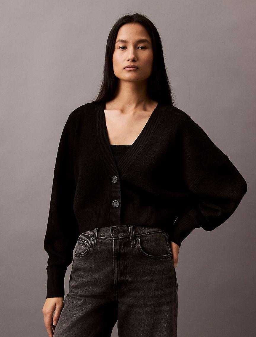 2-In-1 Cropped Cardigan and Tank Top Set Product Image