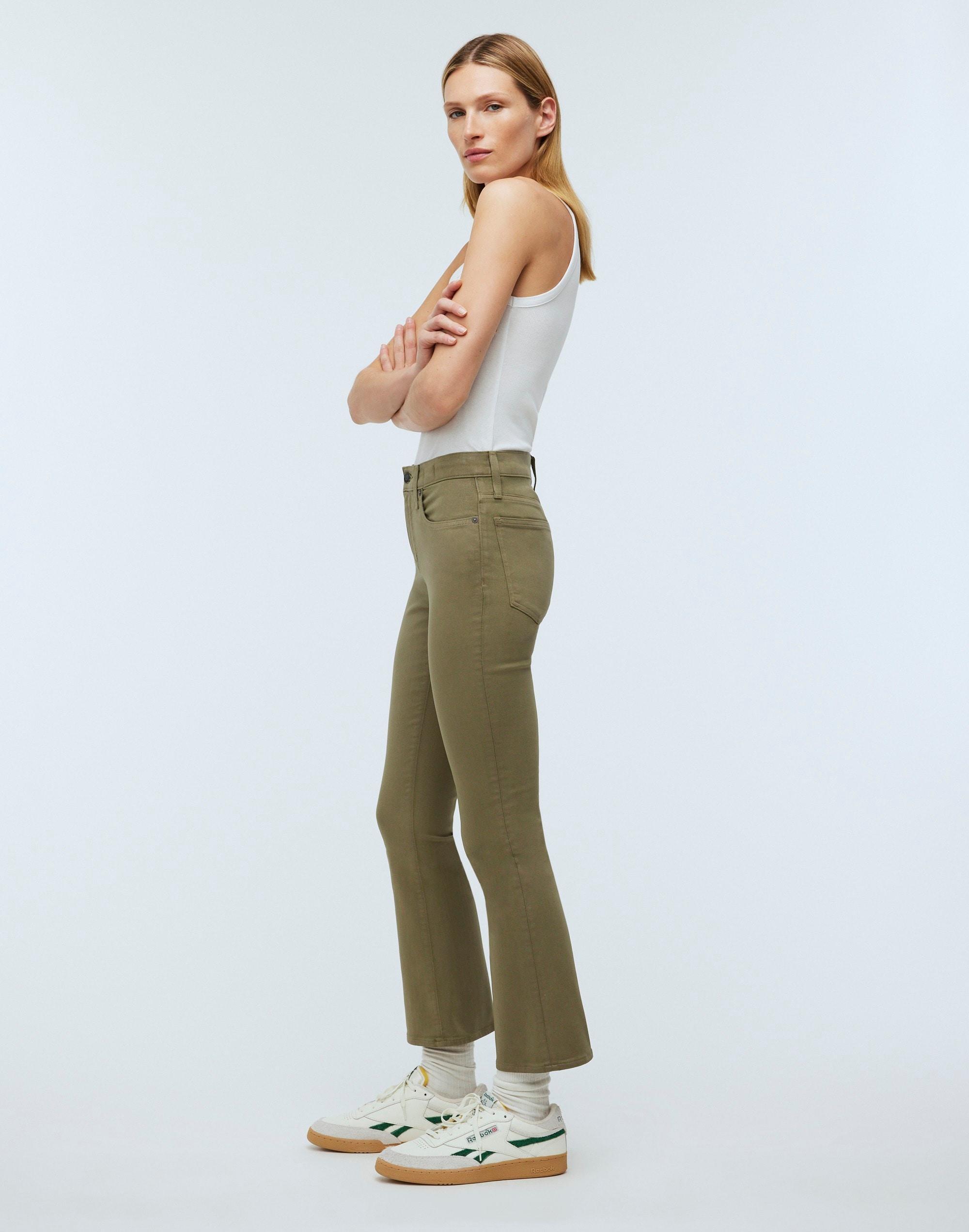 Kick Out Crop Jeans: Coated Edition Product Image