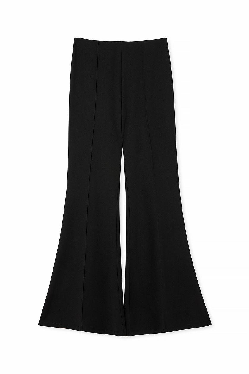 Flared Jersey Trousers Product Image