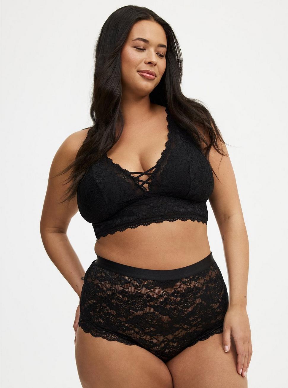 Lightly Lined Lace Bralette Product Image