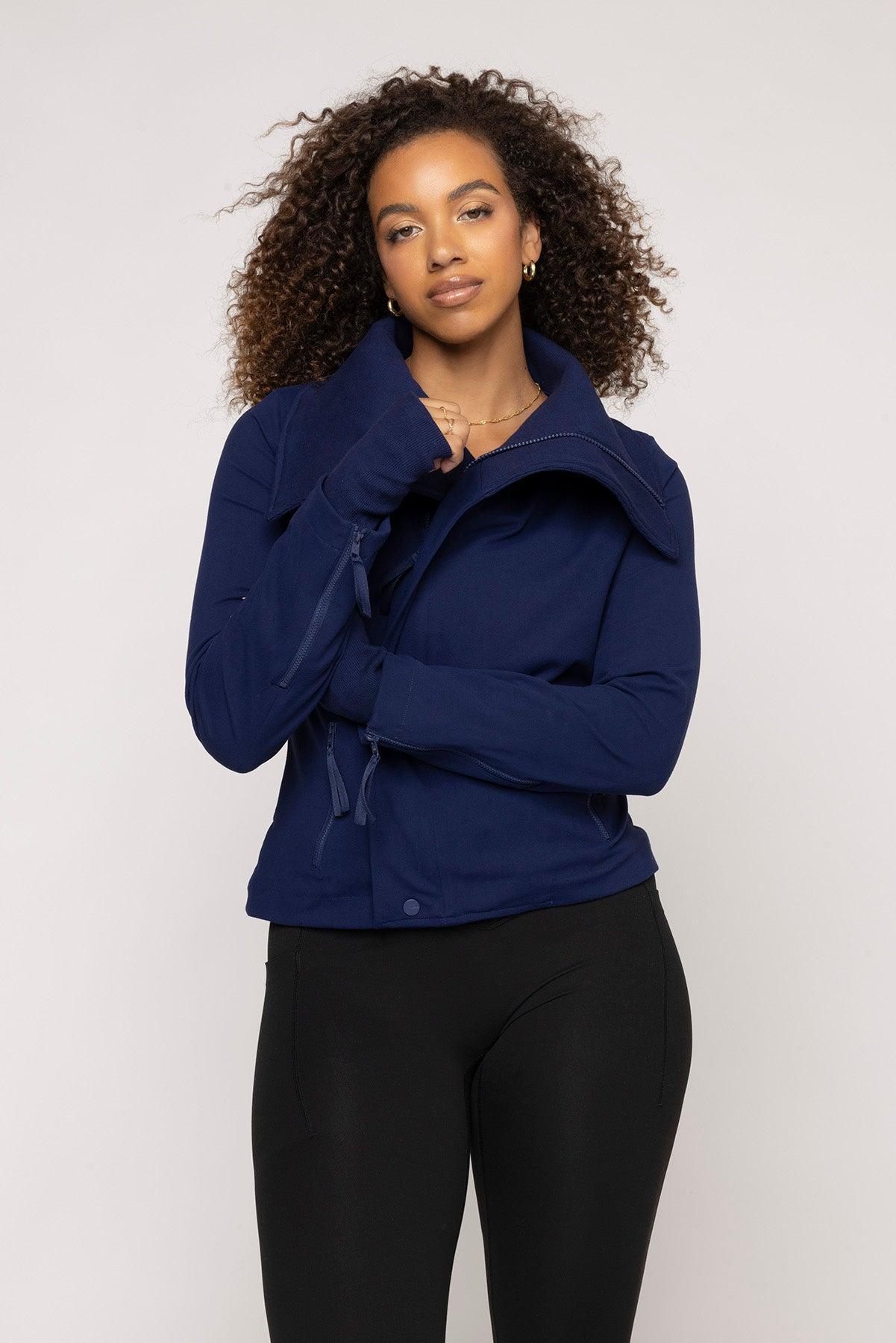 Heart Racer Moto Jacket - True Blue Product Image