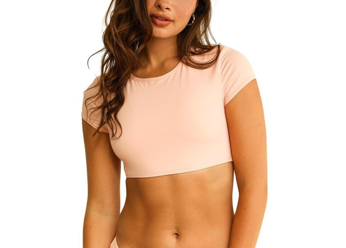 Dippin' Daisy's Women's Joni Short Sleeve Bikini Top Product Image