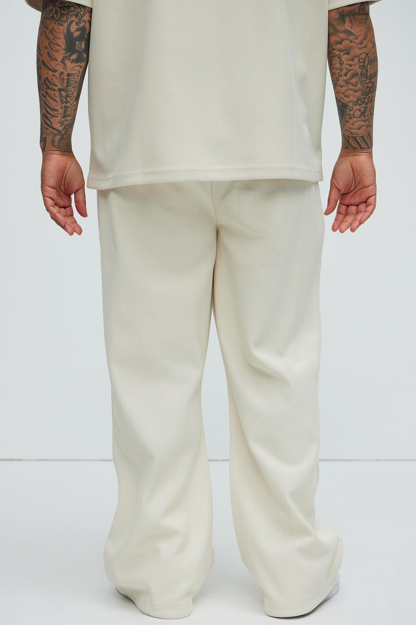 Turner Relaxed Trouser Pants - Cream Product Image