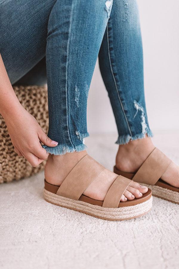 The Lola Espadrille In Iced Latte Product Image