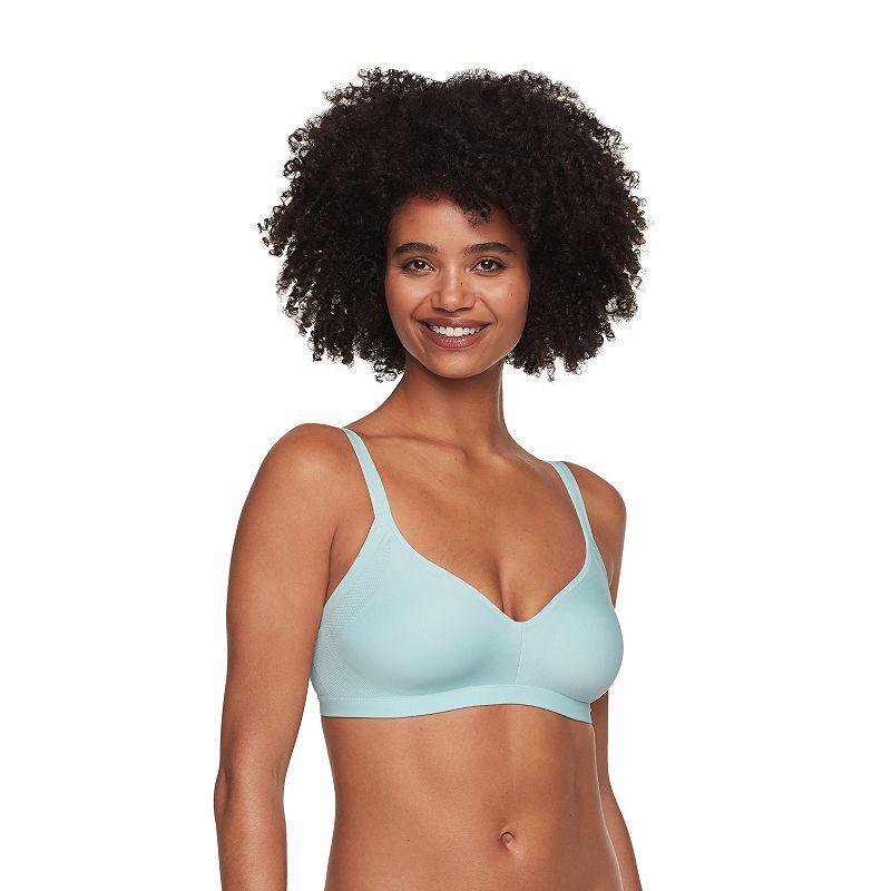 Warners Easy Does It® Underarm-Smoothing with Seamless Stretch Wireless Lightly Lined Comfort Bra RM3911A, Women's, Size: XL, Rosewater Product Image