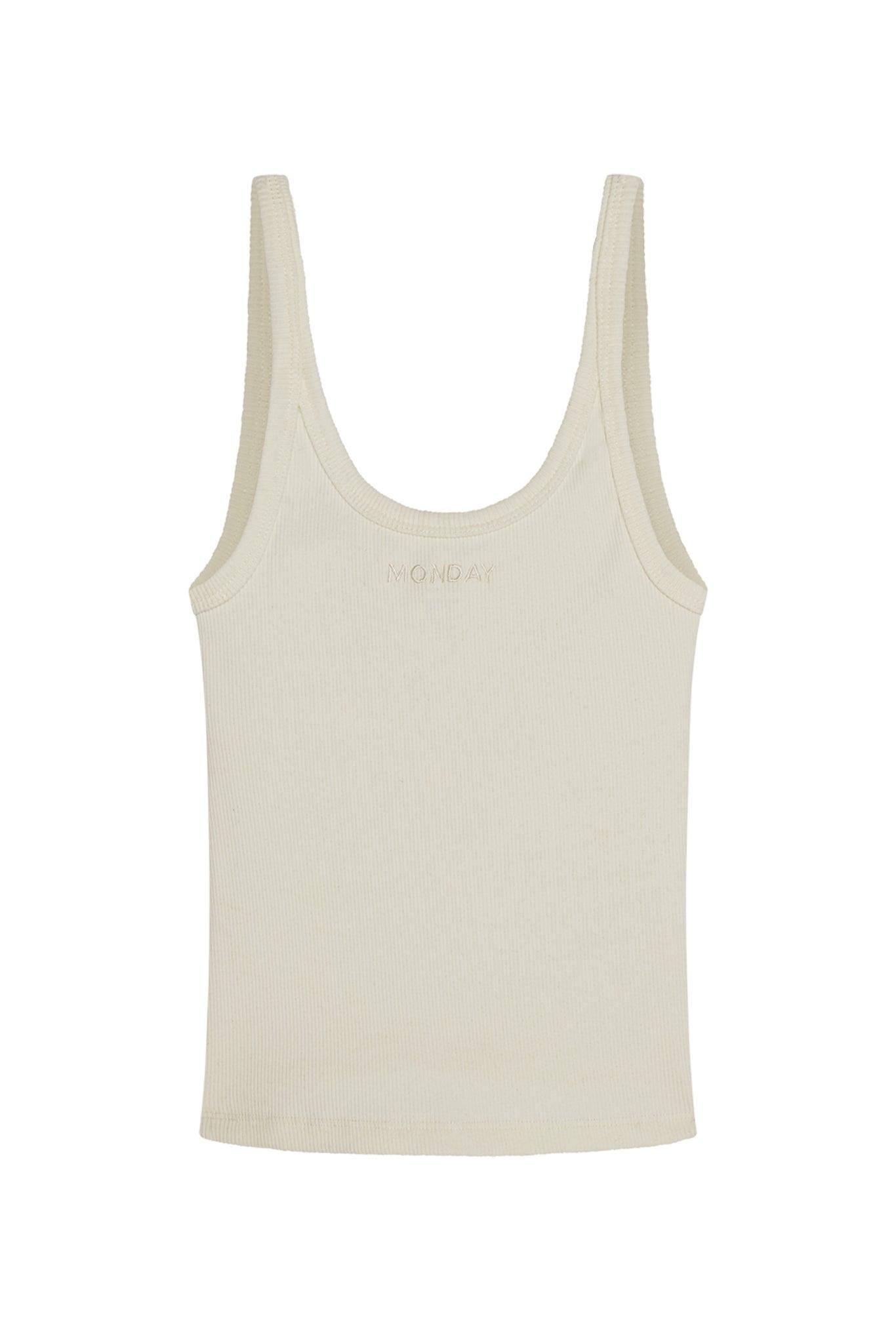 Devin Tank - Ivory Rib Product Image