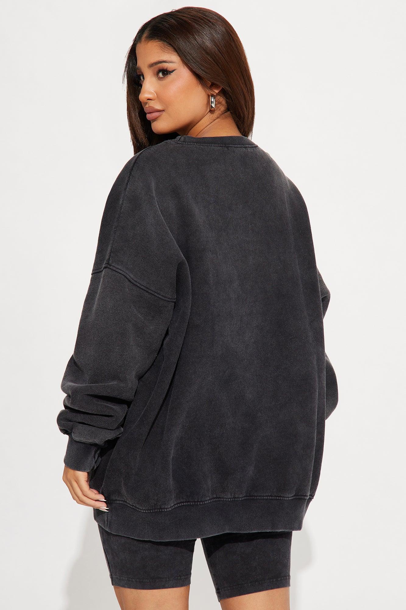 Comfy Sunday Biker Short Set - Black Product Image