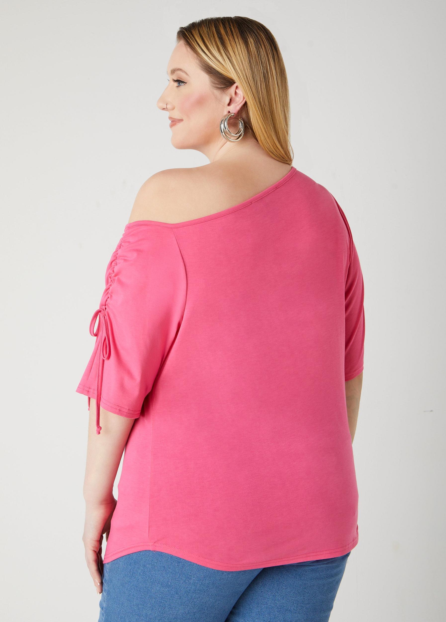 Asymmetric Ruched Top Product Image