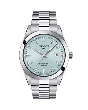 Tissot Mens Gentleman Powermatic 80 Automatic Stainless Steel Bracelet Watch Product Image