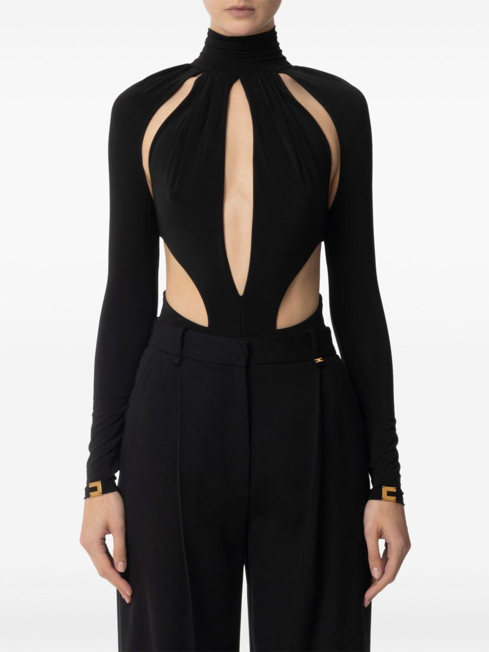 cut-out jersey bodysuit Product Image
