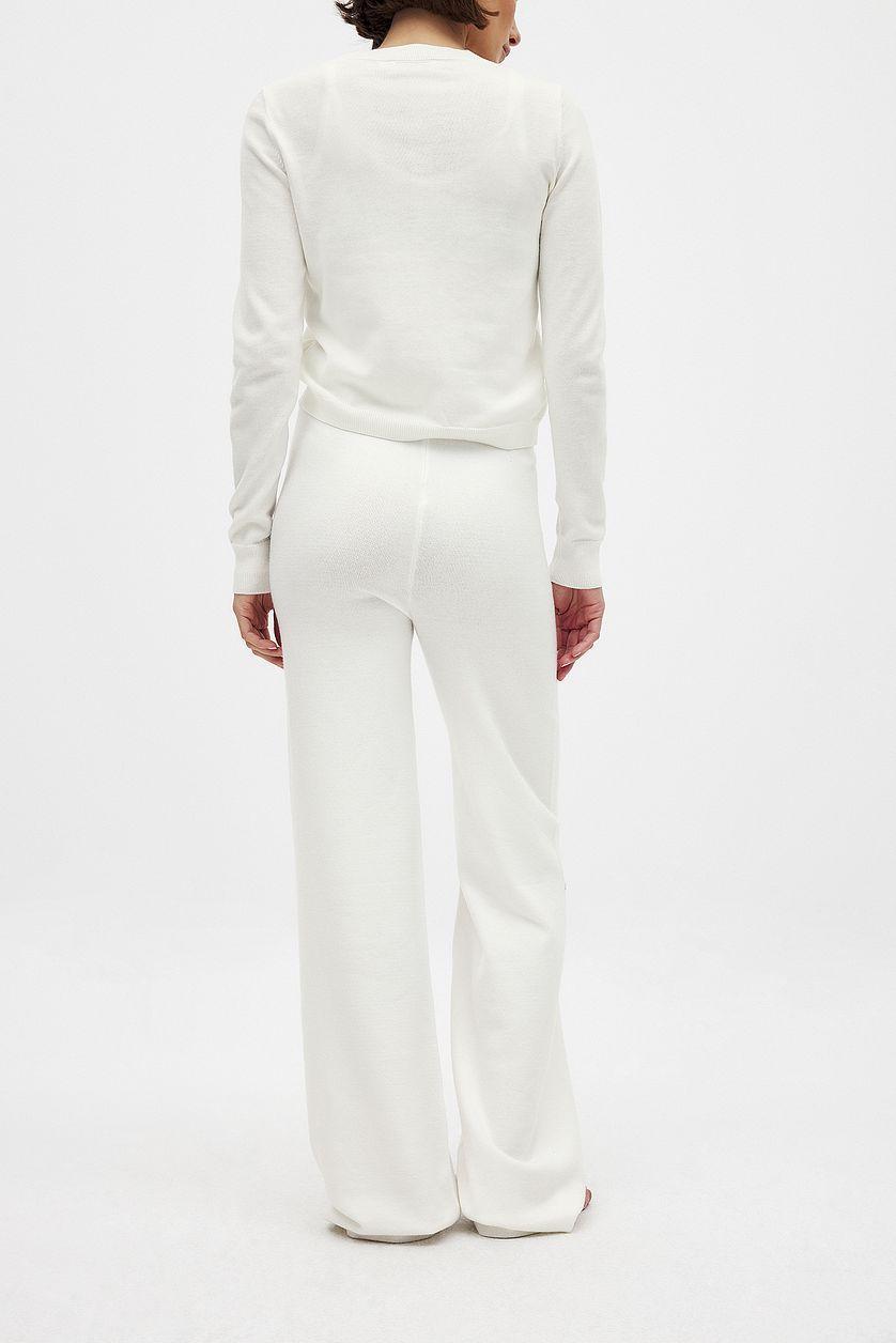 Knitted Wide Trousers Product Image