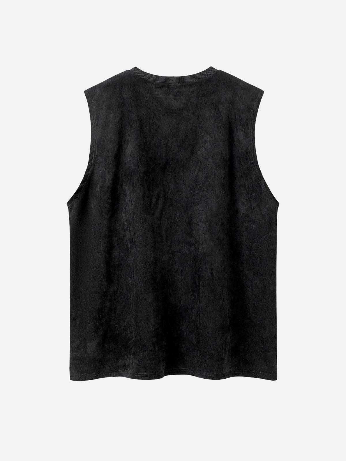 Aelfric Eden Cute Bear Suede Tank Top Product Image