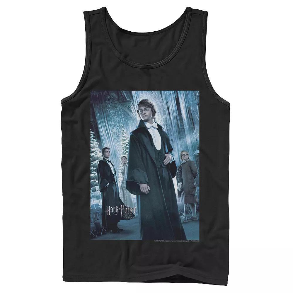 Men's Harry Potter Goblet Of Fire Yule Ball Character Poster Graphic Tank Top,  Product Image