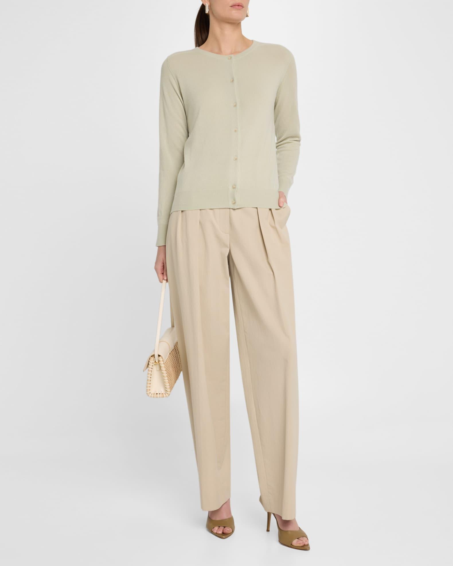 Nappa Cashmere Button-Down Cardigan Product Image