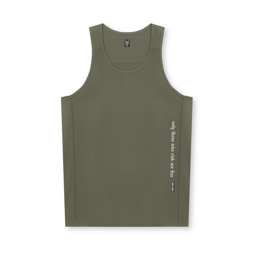0754. AeroSilver® Training Singlet - Olive Product Image