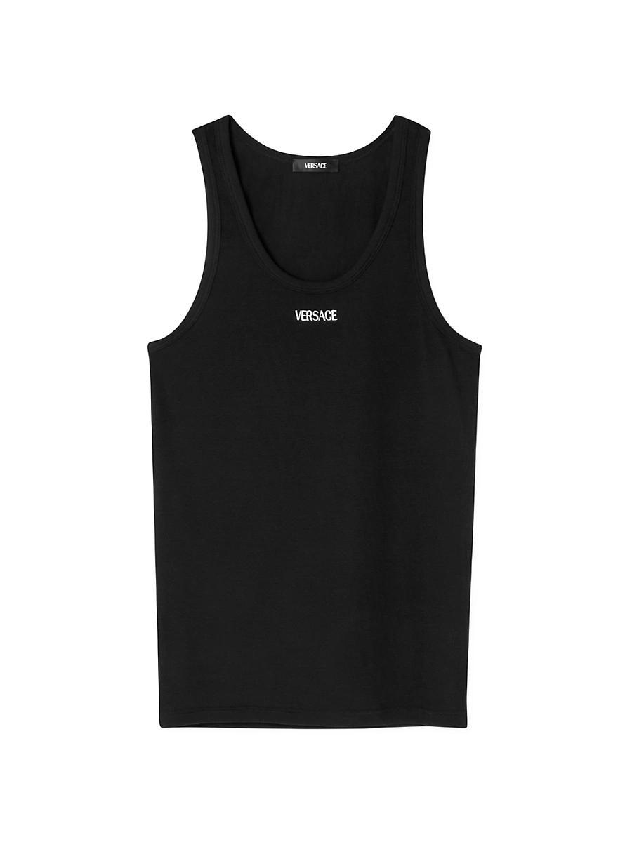 Mens Logo Cotton-Blend Tank Product Image