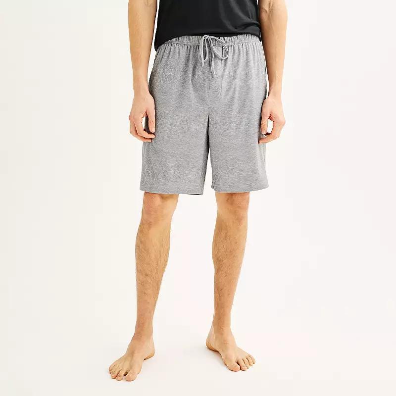 Men's Sonoma Goods For Life® Supersoft Pajama Shorts, Size: Medium, Medium Blue Check Product Image