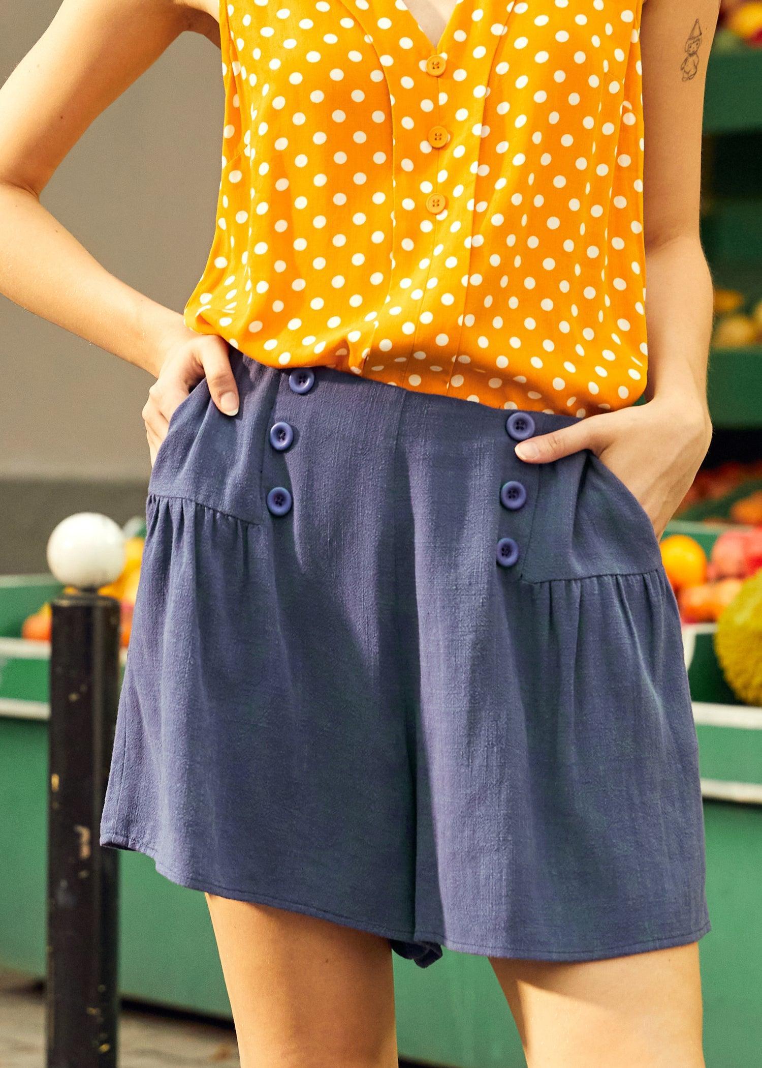 Buttoned Up & Breezy Shorts Product Image