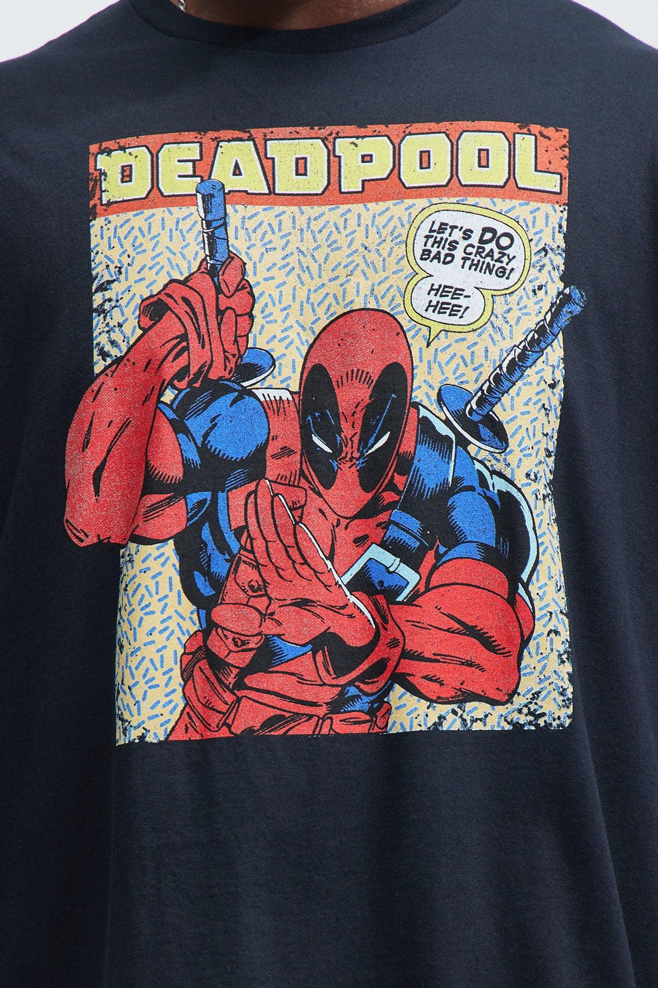Marvel Deadpool Short Sleeve Tee - Black Product Image