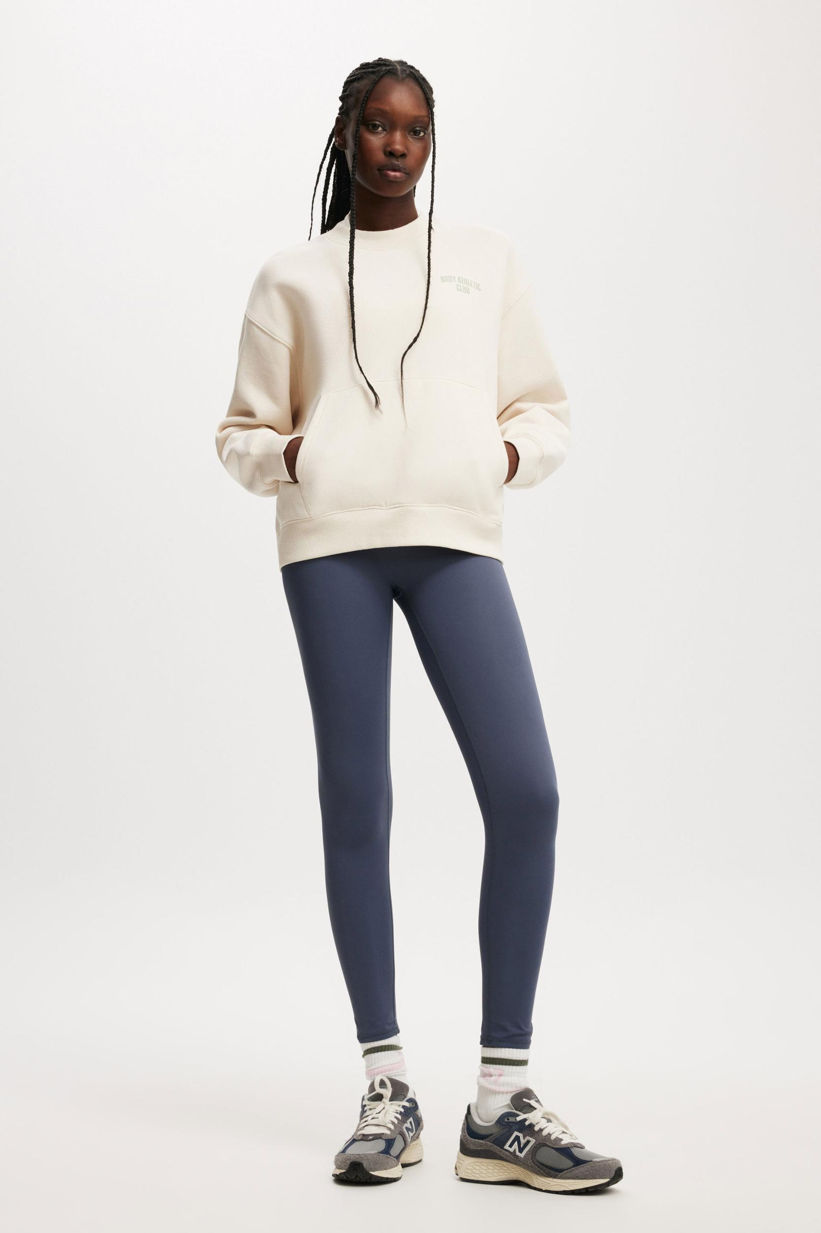 Plush Graphic Pocket Crew Sweatshirt Product Image