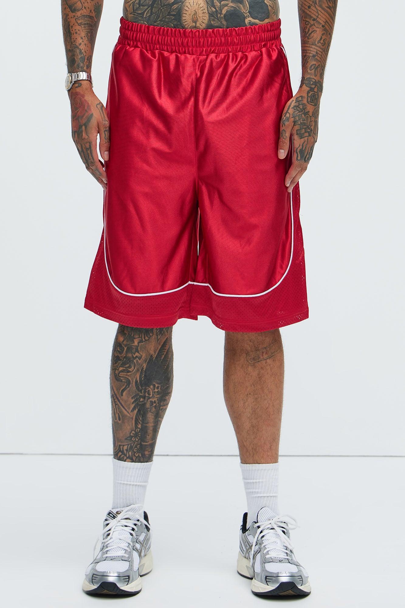 Game Time Mesh Shorts - Red Product Image