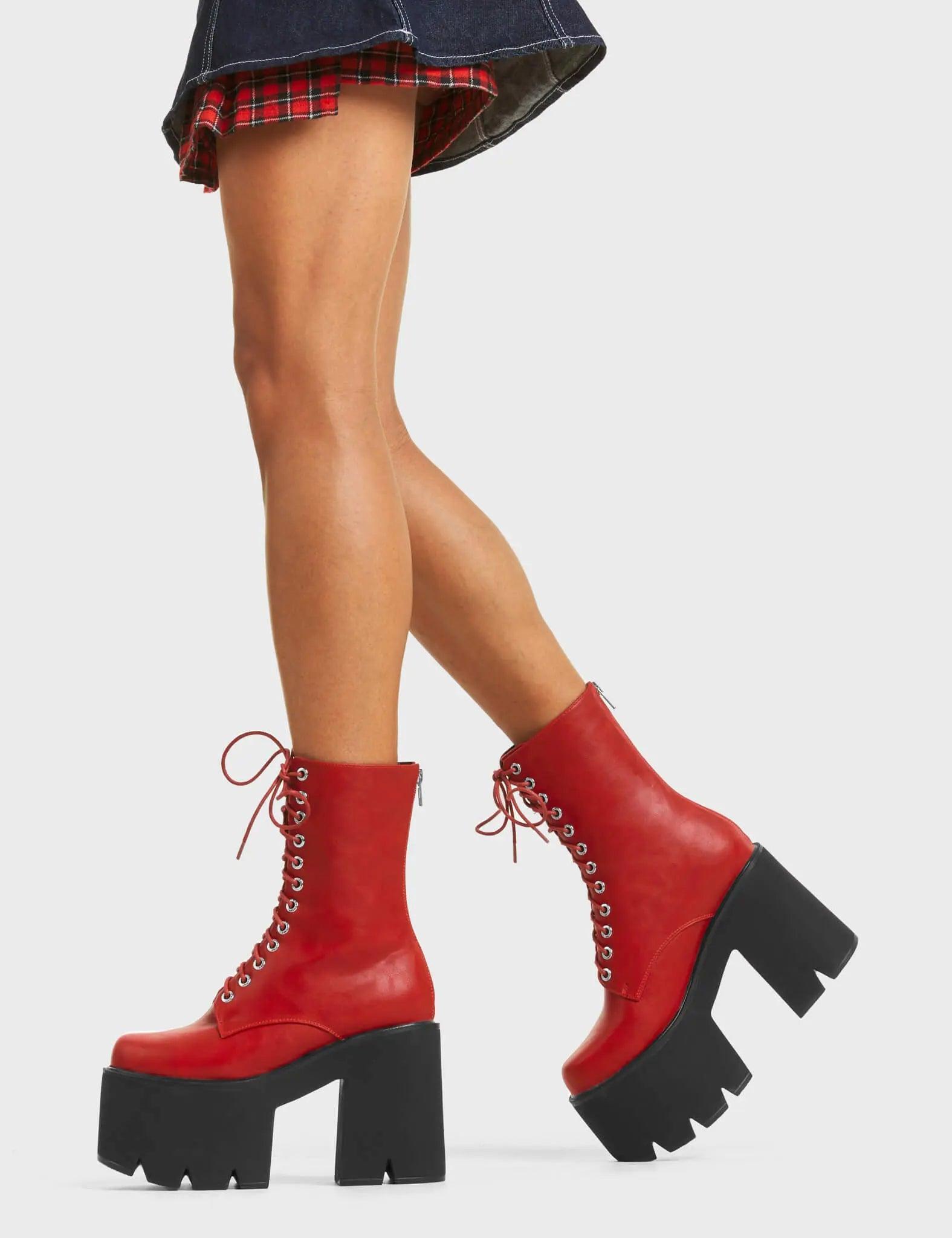 Iconic Chunky Platform Ankle Boots Product Image