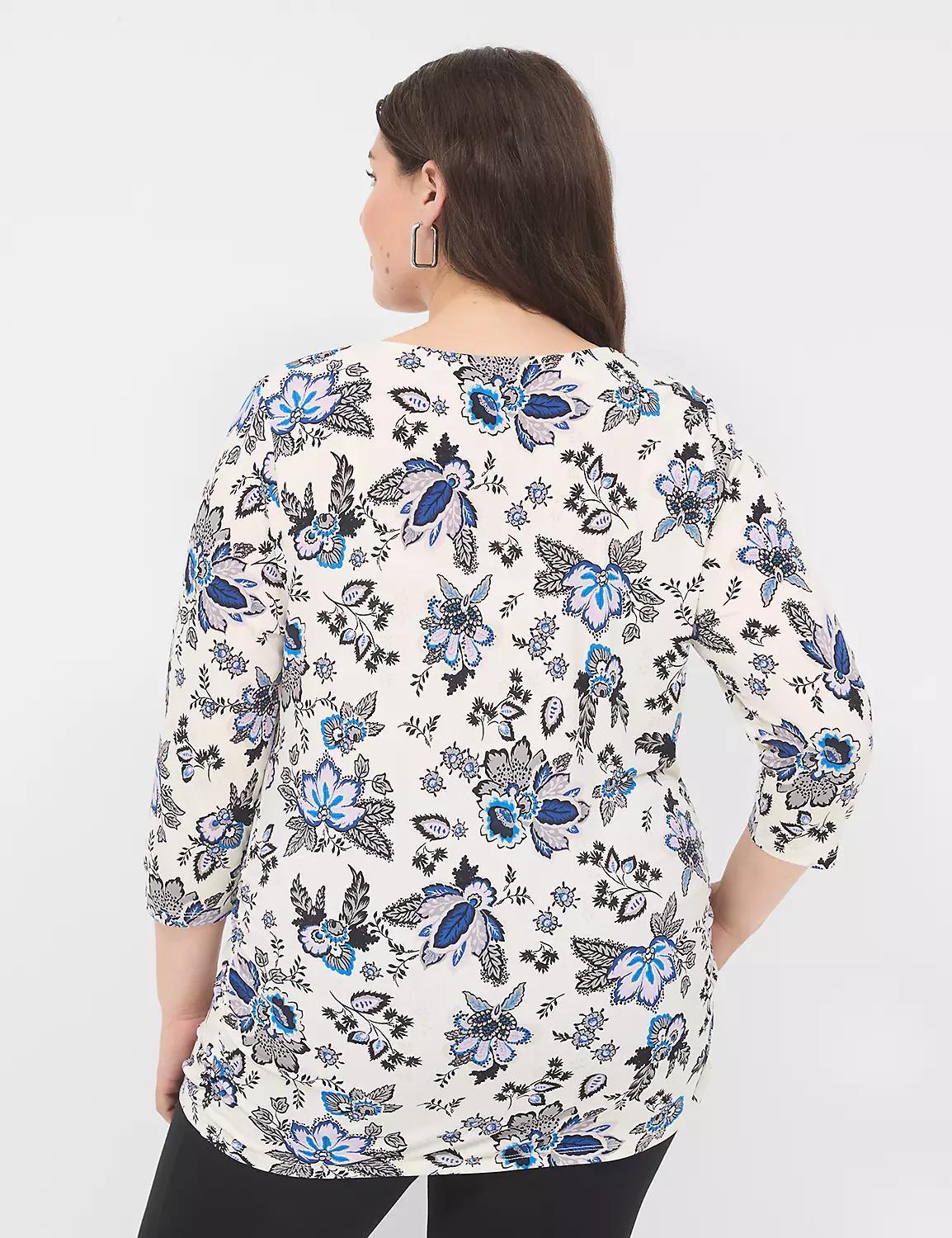 Cowlneck Shirred-Side Top Product Image