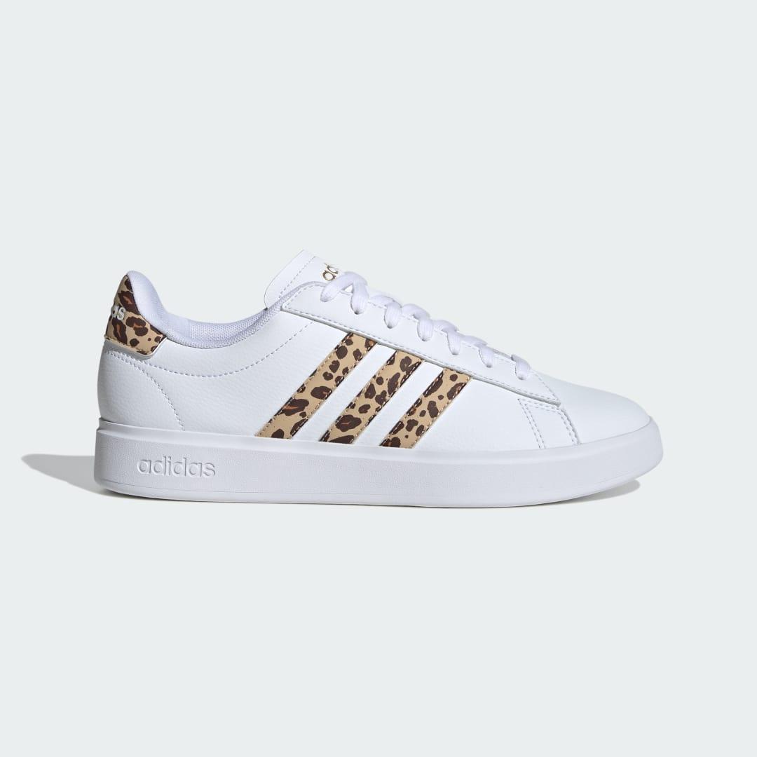 adidas Grand Court Shoes Cloud White 8.5 Womens Product Image