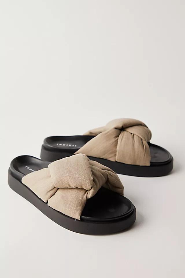 Jordy Linen Knot Sandals Product Image