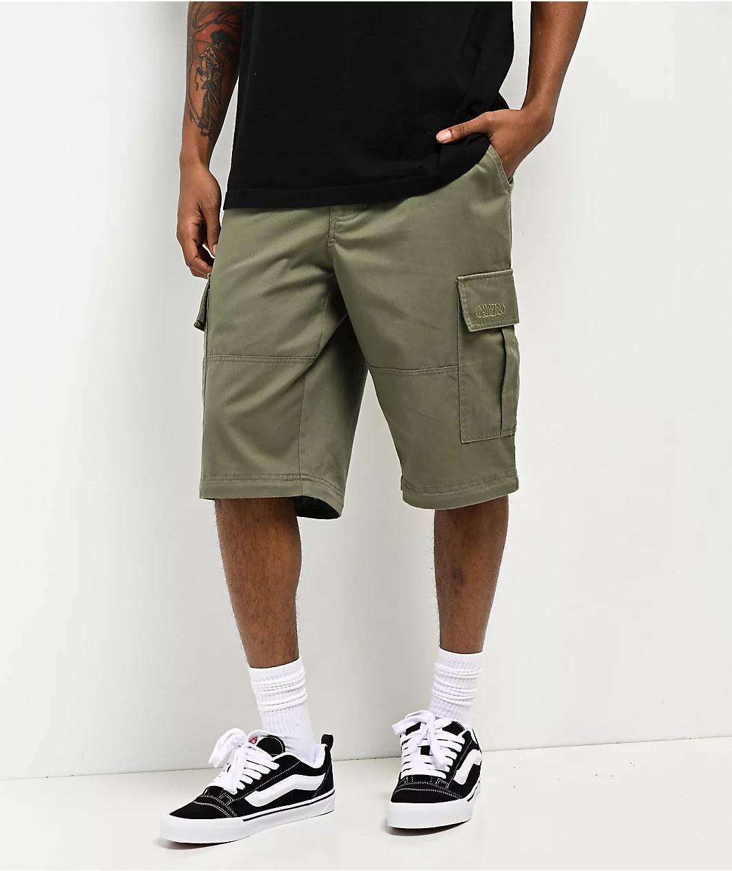 Empyre Olive Zip Off Cargo Skate Pants Product Image