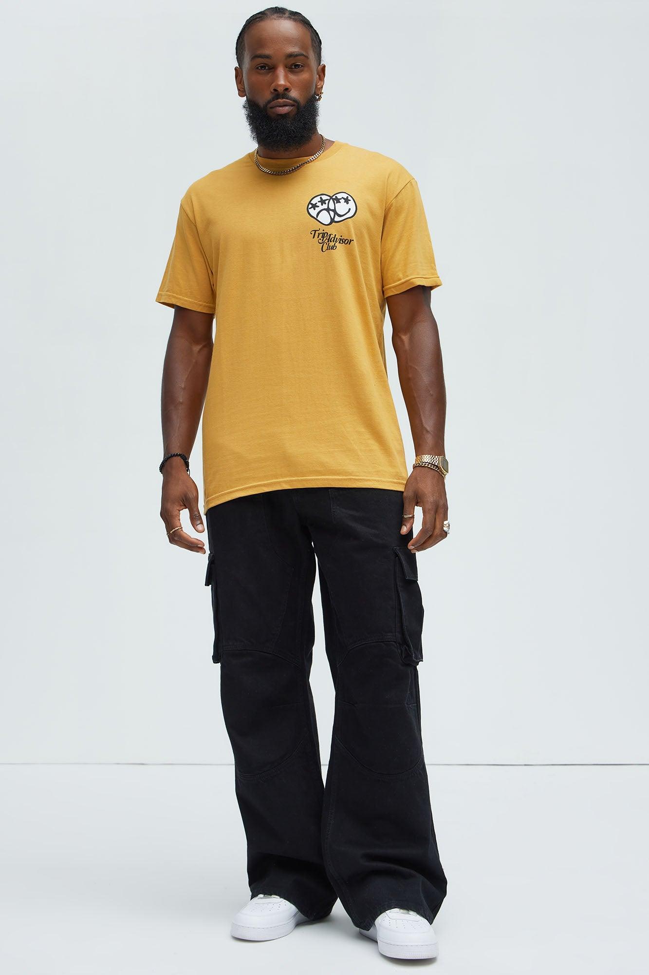 Feel The Noise Short Sleeve Tee - Mustard Product Image