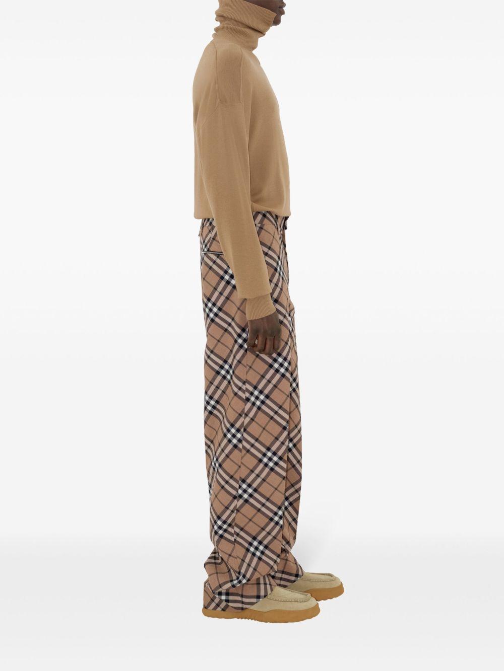 checked tailored trousers Product Image