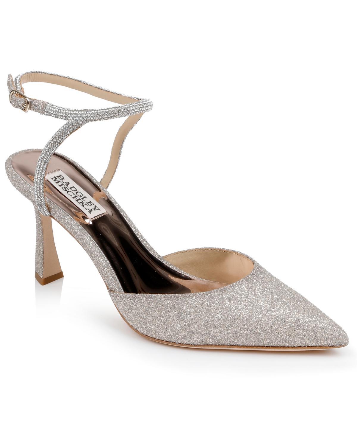 Badgley Mischka Kamilah Pumps Soft White 11 Product Image