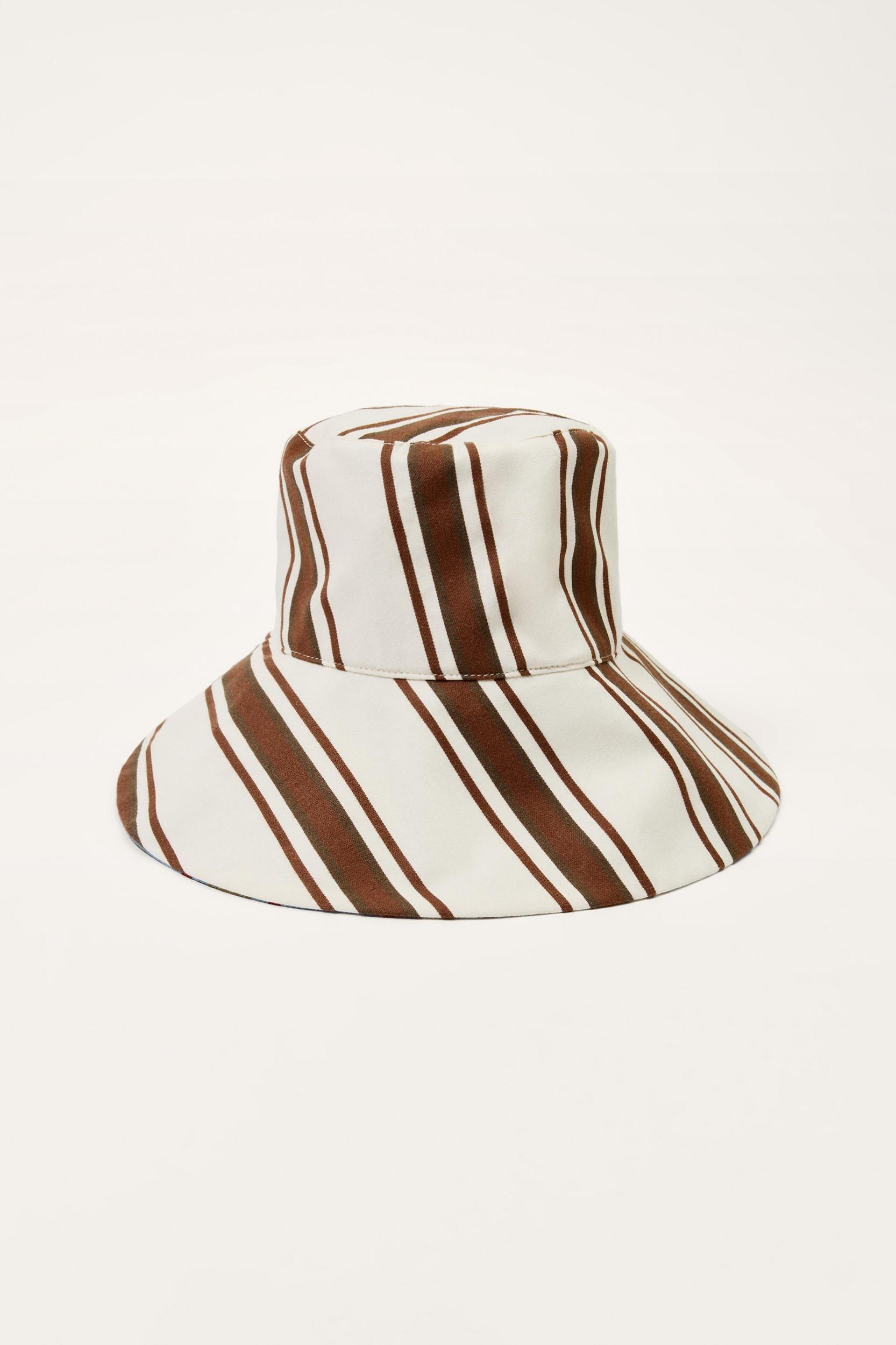 LIMITED EDITION STRIPED REVERSIBLE BUCKET HAT Product Image