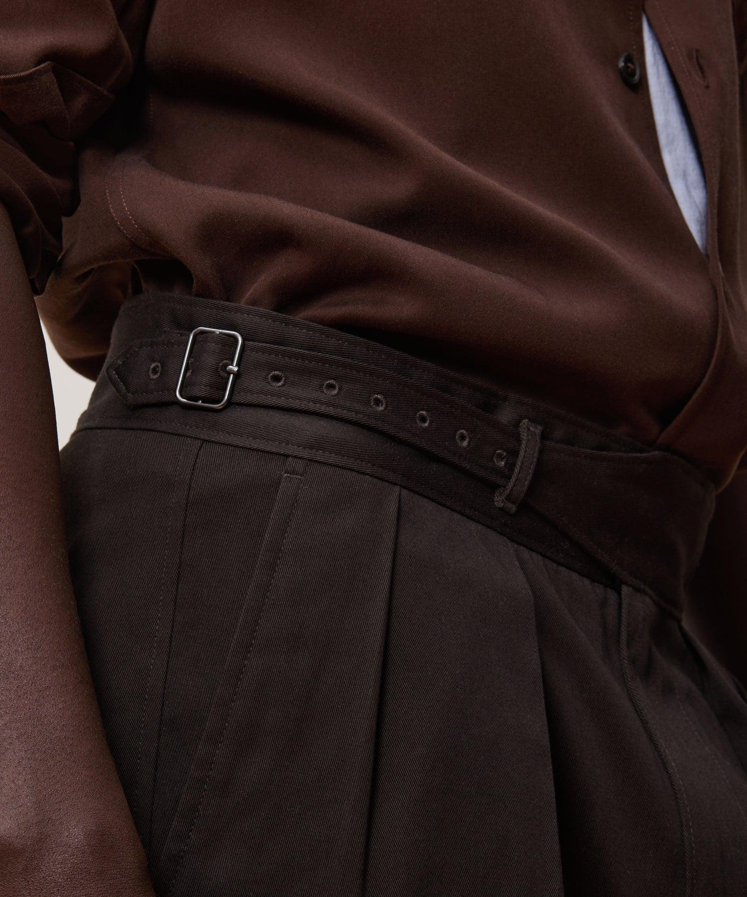 Italian Lightweight Cotton Gurkha Trouser Product Image