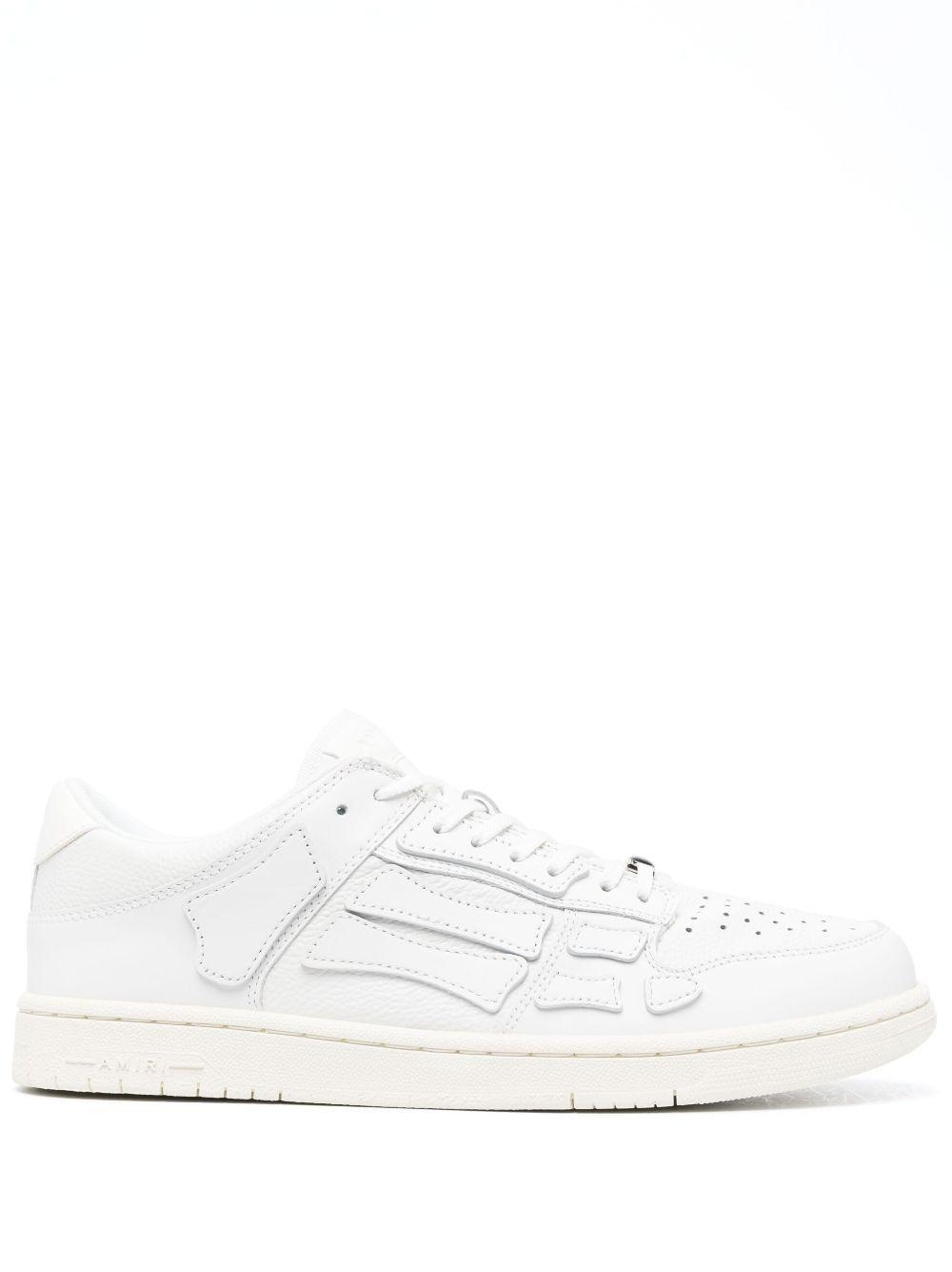 AMIRI Bone Runner Low-top Sneakers In White Product Image