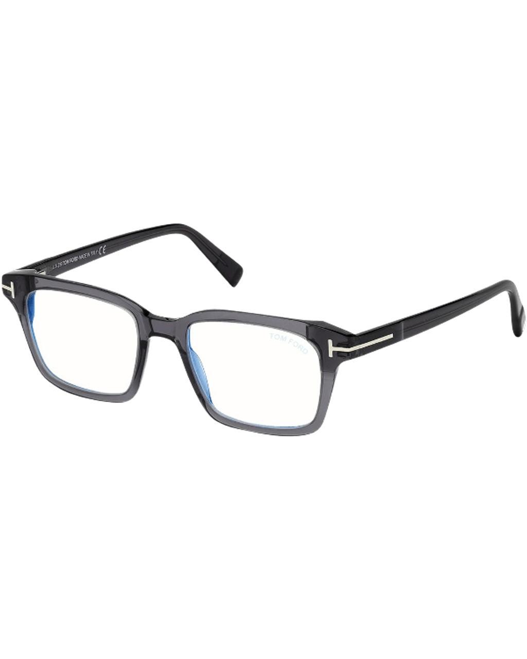 Mens Blue Block 54mm Square Acetate Optical Glasses Product Image