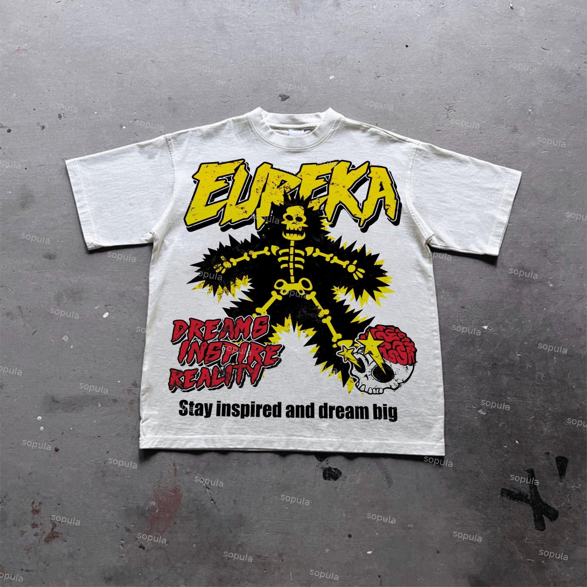 Sopula Dreams Inspire Reality Graphic Cotton T-Shirt Product Image