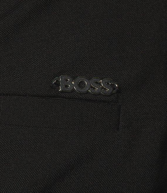 BOSS by Hugo Boss Tilunah Italian Virgin Wool Tapered Slim Leg Ankle Pants Product Image