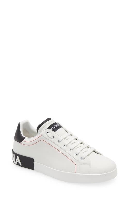 Mens Portofino Two-Tone Leather Sneakers Product Image