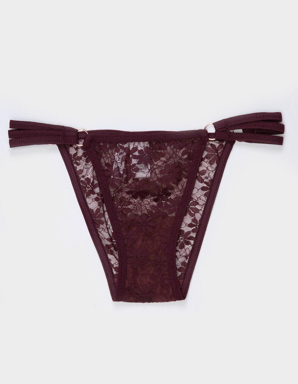 FULL TILT Side Strappy Lace Cheeky Panties Product Image