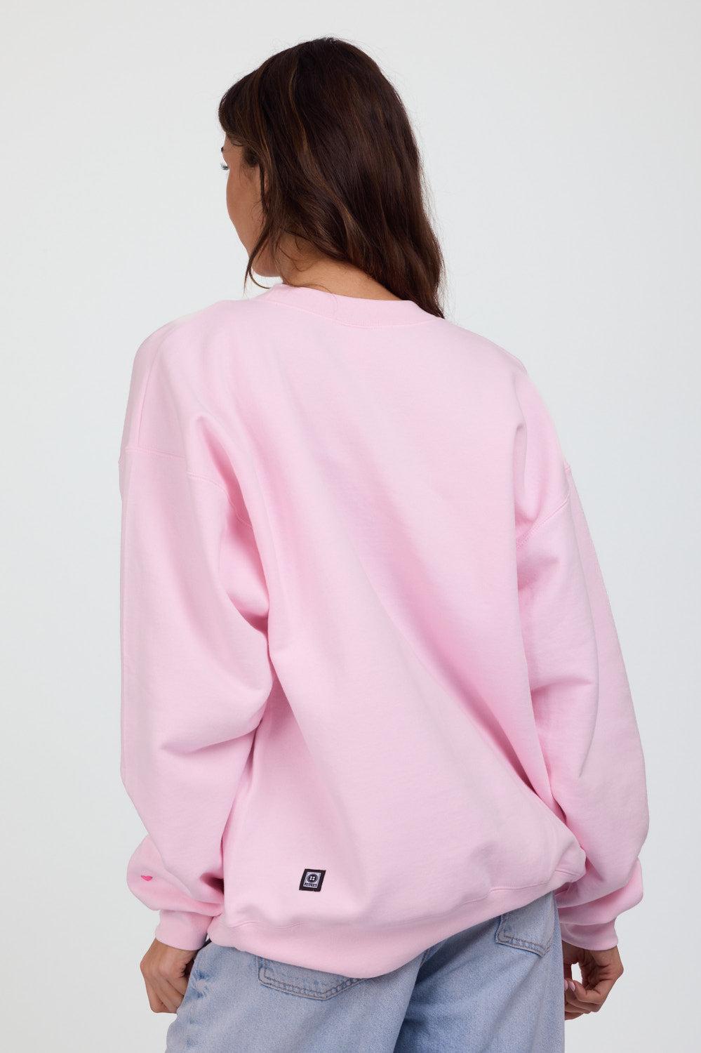Roxanne Oversized Fleece Crewneck - JOLYN Luv Product Image