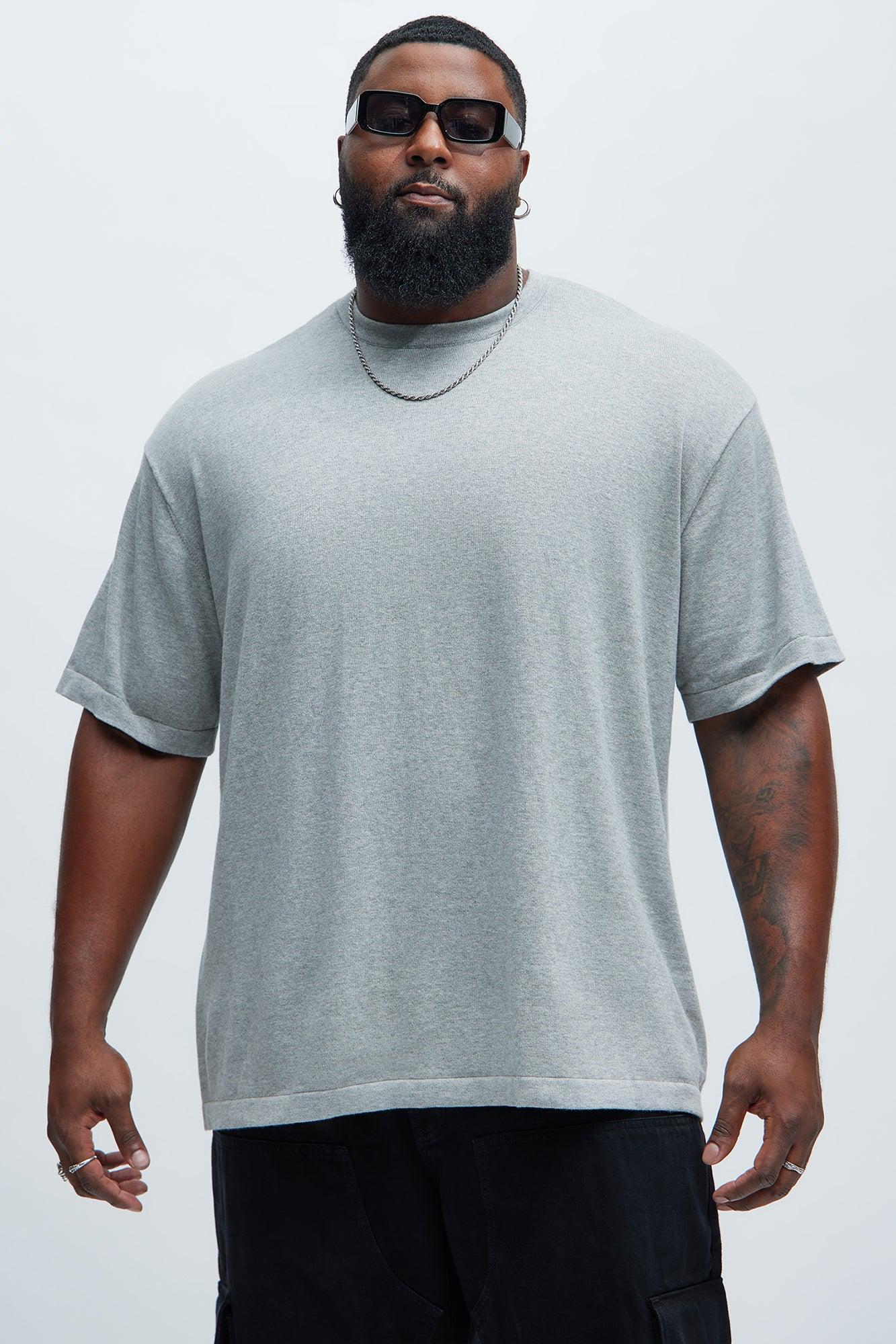 Henshaw Knit Tee - Grey Product Image